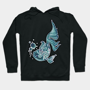 Neon Goldfish Hoodie